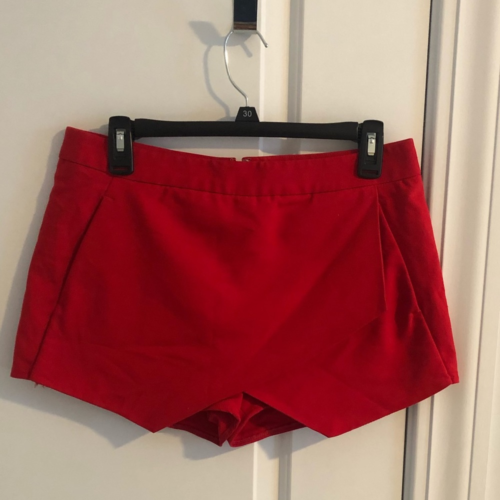 Express Red Skort with pockets size 8